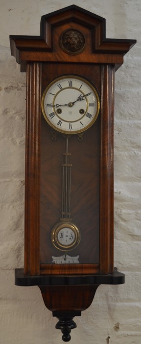Vienna regulator wall clock Ht 84 cm