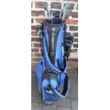 Full set of Ping G25 irons 3-SW (very good condition) in a Mizuno caddy bag