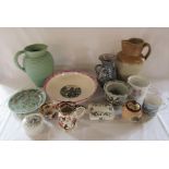 Assorted ceramics inc Royal Winton bowl, Wedgwood, Masons & Royal Worcester
