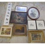 Quantity of prints, paintings and tapestries (sample shown)