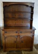 Oak dresser H 178 cm L 120 cm D 47 cm