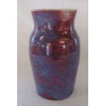 Ruskin high fired pottery vase dated 1925 H 28 cm. General inspection of this piece has revealed