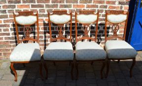 Set of 4 Edwardian dining chairs