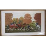 Vincent Haddelsey (1934-2010) framed limited edition French artist proof lithographic print of horse