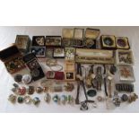 Large quantity of costume jewellery inc silver and watches etc