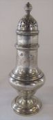 Silver pepper pot Birmingham 1939 H 13.5 cm weight 3.24 ozt