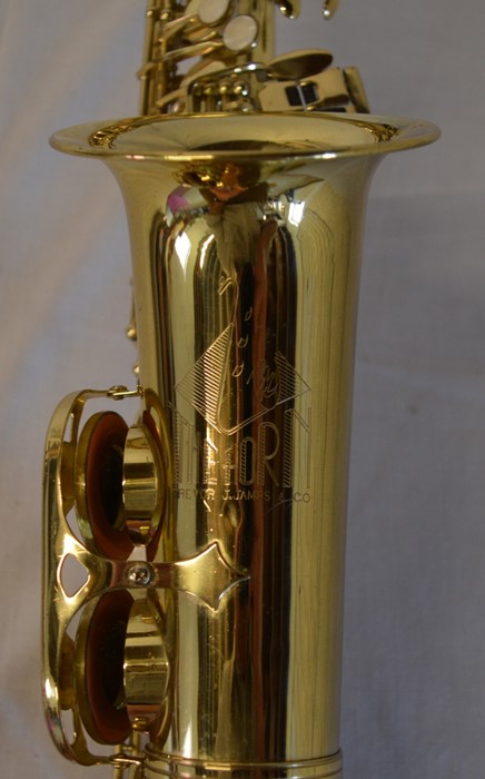 Trevor J James & Co. The Horn saxophone in a case with tutor books - Image 4 of 4