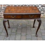 18th century style serving table on cabriole legs