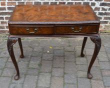 18th century style serving table on cabriole legs