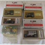 3 boxed Corgi collectors' classic cars & others