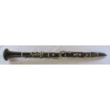 J F Beeson London wooden clarinet L 64 cm