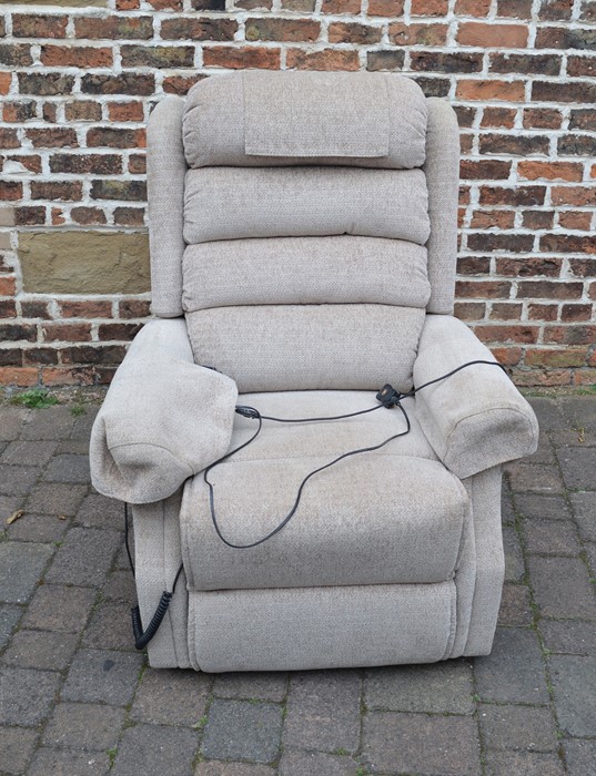 Electric reclining armchair
