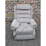 Electric reclining armchair