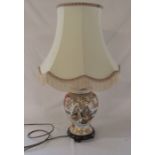 Oriental style table lamp H 68 cm