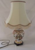 Oriental style table lamp H 68 cm