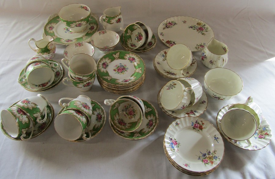 Royal Worcester Roanoke and Royal Grafton Academy part tea services