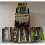 Assorted postcards inc topographical