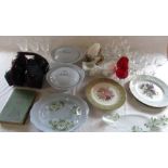 Various ceramics inc Swinnertons, Perfect Cooking book, bowls set, glassware etc
