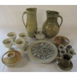 Collection of local Studio pottery