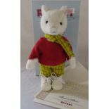 Steiff Rupert Bear limited edition 2674/3000 H 28 cm complete with box and certificate