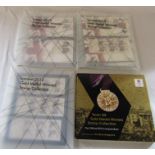 Collection of London 2012 gold medal winners stamp collection inc stock stamps, FDC's and Team GB
