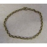 9ct gold bracelet weight 3.6 g L 7"