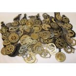 Selection of horse brasses - some old