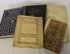 Good selection of volumes relating to Tennyson including "The Idylls of the King" with illustrations