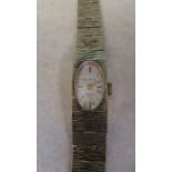9ct gold ladies Everite 17 jewels watch with 9ct gold strap total weight 18.5 g