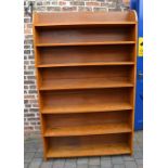 Oak bookshelf unit H 199 cm L 122 cm