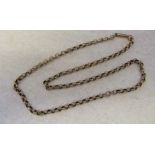 9ct gold necklace weight 7.1 g L 17"