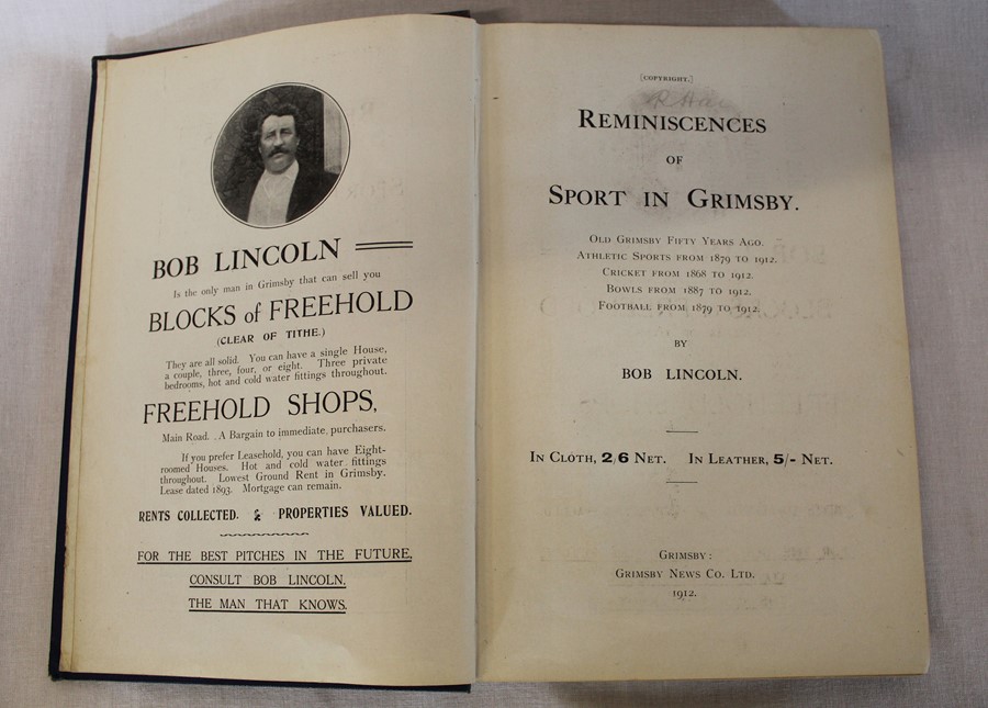 "Reminiscences of Sport in Grimsby" by Bob Lincoln 1912  & "Manuel Classique de Conversations" Paris - Image 2 of 2