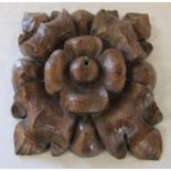 Church wooden ceiling boss 23 cm x 25 cm