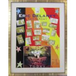 Eric Delaney (1924-2011) drummer, percussionist, recording artist and showman - hand signed
