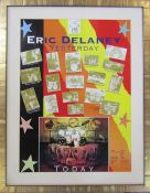 Eric Delaney (1924-2011) drummer, percussionist, recording artist and showman - hand signed