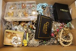 Selection of costume jewellery