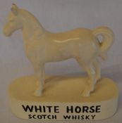 Kelsboro Ware White Horse Whisky figurine Ht 22cm