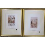 Pair of G W Birks limited edition prints - Al brain thee 331/375 and Nosey ar kid 334/375 pencil