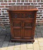 Oak music cabinet H 89 cm L 63 cm