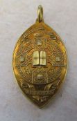 15ct gold medal Church of Ireland Training college Lewis memorial 'Ellen Dickson 1914' Birmingham