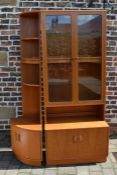 G Plan display cabinet and corner unit