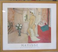 Henri Matisse (1869-1954) large print / poster Nu Au turban blanc 1918-1920 72.5 cm x 64 cm (size