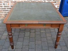 Victorian library table L 120 cm D 136 cm