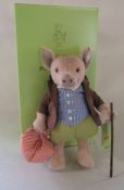 Steiff Beatrix Potter limited edition Pigling Bland 172/1500 2008 H 34 cm complete with box and