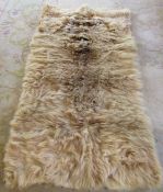 Large animal skin rug 6 ft x 3 ft