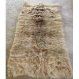 Large animal skin rug 6 ft x 3 ft