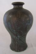 Ikora WMF patinated bronze vase H 33 cm