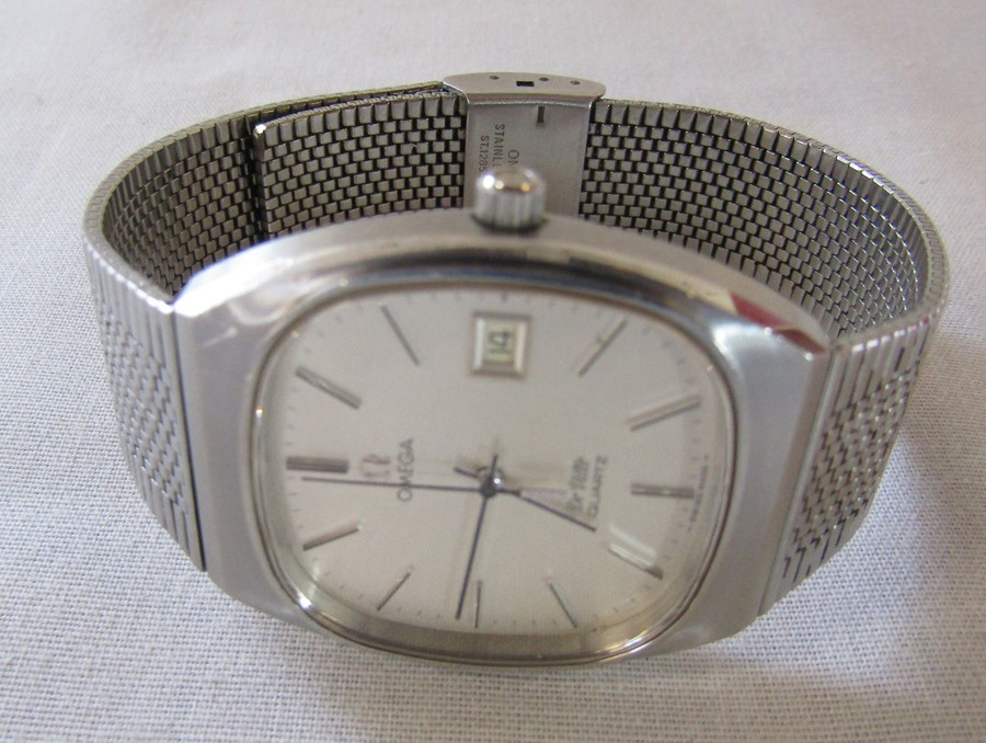 Gents Omega De Ville quartz wrist watch with original box and guarantee c.1982 - Image 6 of 6