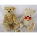2 Steiff teddy bears - collectors edition 1982 H 35 cm and Classic with growler H 35 cm