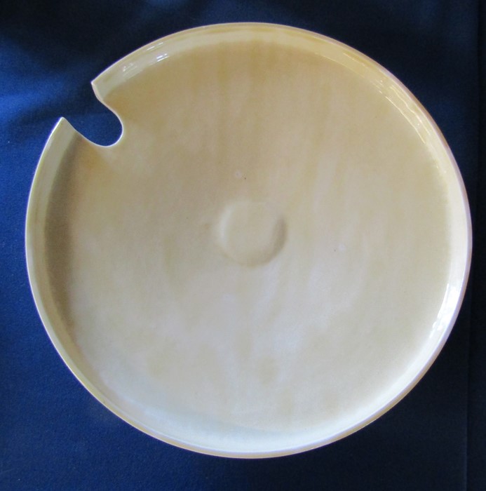 Clarice Cliff Bizarre Ravel pattern large lidded tureen, ladle and meat plate (ladle af) - meat - Image 5 of 12